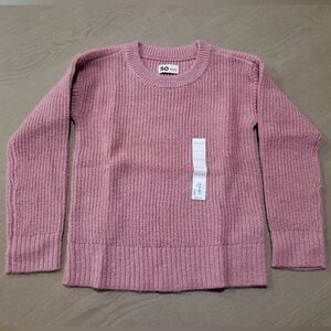 SO Girls Dusty Pink Sweater